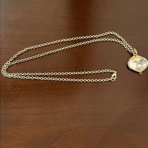 Gold Heart Pendant Necklace